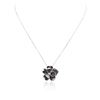 Image 1 : 14KT White Gold 1.44 ctw Diamond Pendant and Chain