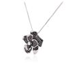 Image 3 : 14KT White Gold 1.44 ctw Diamond Pendant and Chain