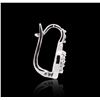 Image 2 : 14KT White Gold 1.86 ctw Diamond Earrings