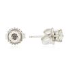 Image 2 : 14KT White Gold 0.56 ctw Diamond Stud Earrings