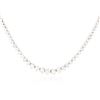 Image 1 : 18KT White Gold 7.29 ctw Diamond Necklace