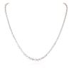 Image 2 : 18KT White Gold 7.29 ctw Diamond Necklace