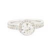 Image 1 : 14KT White Gold 1.50 ctw Diamond Ring