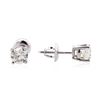 Image 2 : 14KT White Gold 1.15 ctw Diamond Solitaire Earrings