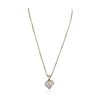 Image 2 : 14KT Yellow Gold 0.80 ctw Diamond Pendant With Chain