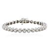 Image 1 : 14KT White Gold 3.26 ctw Diamond Tennis Bracelet