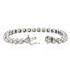 Image 3 : 14KT White Gold 3.26 ctw Diamond Tennis Bracelet