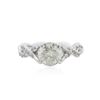 Image 1 : 14KT White Gold 1.85 ctw Diamond Ring