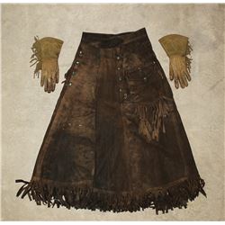 Cowgirl Riding Skirt and Gauntlets