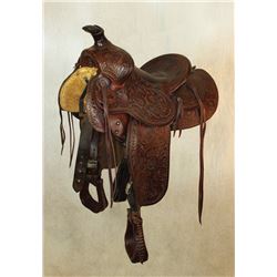 Miles City Saddle Tooled Saddle