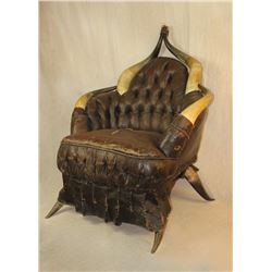 Antique Horn Chair