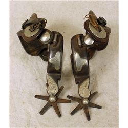 Inside Marked Crockett Spurs