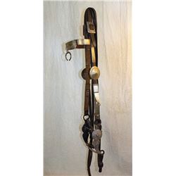 Early Navajo Silver Bridle