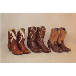Lot of Classic Cowboy Boots