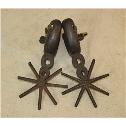 Large Mexican Iron Spurs