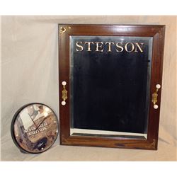 Stetson Mirror and Wall Clock