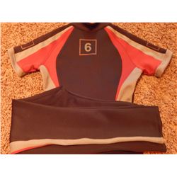 Hunger Games Kara Petersen Screen-Worn District 6 Tribute Girl Training Uniform