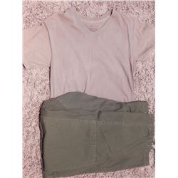 Hunger games Amandla Stenberg "Rue" Brown Shirt and Green Arena Pants