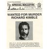 Image 1 : Harrison Ford "The Fugitive" Screen Used Prop Wanted Poster