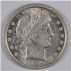 Image 1 : 1892 BARBER QUARTER AU/BU