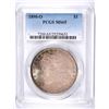 Image 1 : 1890-O MORGAN SILVER DOLLAR, PCGS MS-65 GEM, STUNNING RAINBOW COLORS! VERY RARE!