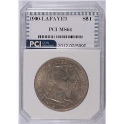 1900 LAFAYETTE DOLLAR, PCI MS-64