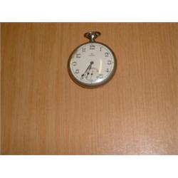 OMEGA HALF HUNTER SWISS POCKET WATCH - 15 JEWELS...