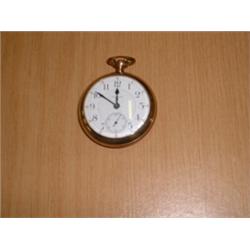WALTHAM HALF HUNTER POCKET WATCH WITH SCREW BACK...