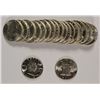 Image 1 : ROLL OF 1960 FRANKLIN HALF DOLLARS CH BU