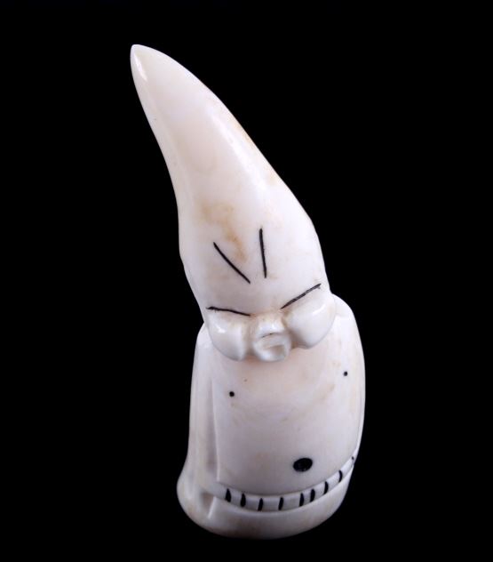 Eskimo Billiken Walrus Ivory Carving 19101930