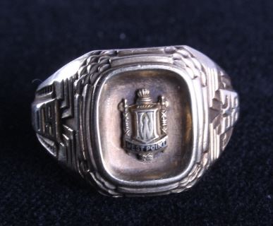 West Point Graduation Ring US West Point 1938 Graduation 10k Gold Ring