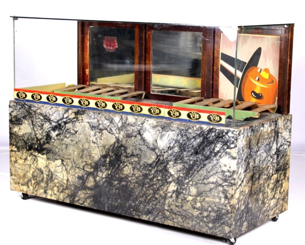 Antique Mercantile Cigar Humidor Display Case