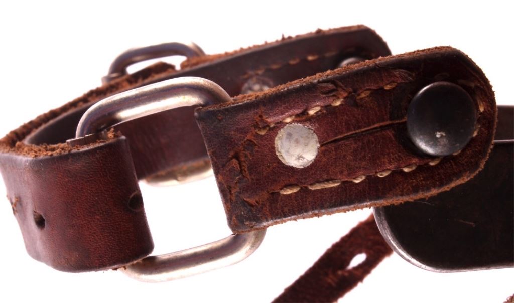 Bob Blackwood - Éperons Rodeo Courts Avec Sangles Cuir - Fait Main - Tuckers Saddle Shop