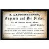 Image 2 : R. Laubenheimer Business Card, ca.1858-80's