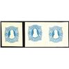 Image 1 : 1878-1880, 24½ Hipolito Vieytes, American Bank Note postal envelope die trial color proofs of the em