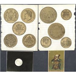 Medal line art, ca.1880-90's