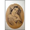 Image 1 : Female Portrait Drawing, ca.1850-60's