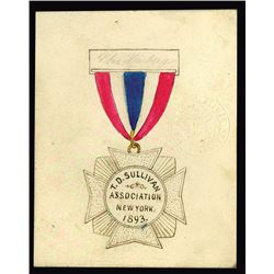 Original Artwork for Badge, 1893