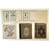 Image 1 : Book plate and imprint proofs, ca.1880-1890's