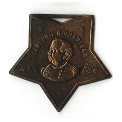 General Philip Sheridan Military Related Medal, ca.1888-90's