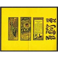 Lithographic samples, ca.1900-20's