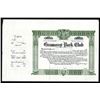 Image 1 : Gramercy Park Club Certificate Lithograph Samples, 1909