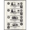 Image 1 : Mechanics Bank Uncut Proprietary Proof Sheet.