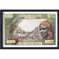 Banque Centrale, 1963 ND Issue.