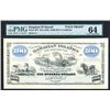 Image 2 : Kingdom of Hawaii, ND (ca.1879), Certificate of Deposit Face Proof.