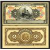 Image 1 : Banco De Reserva Del Peru, 1922 Issue Unique Mock Up Proof of Unissued 2 Libras Design, Uniface Obve