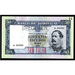Banco de Portugal, 1960 Issue.