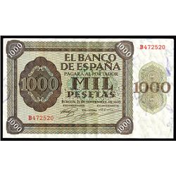 Banco de Espana, 1936 Issue.