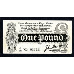 United Kingdom Treasury Notes, 1914 ND Issue Banknote.