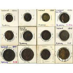 Irish Coin Assortment. 1869 to 1971